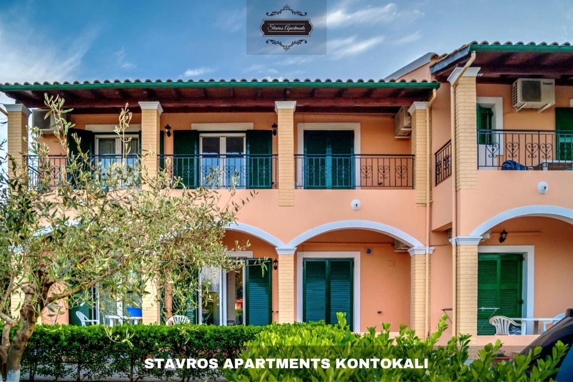 Stavros Apartments Kontokali Next To Gouvia Marina Exteriör bild